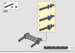 LEGO 42159 instructions page 137 – build guide
