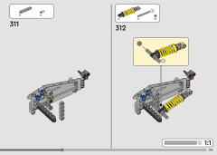 LEGO 42159 instructions page 199 – build guide