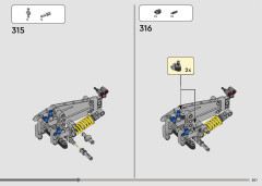 LEGO 42159 instructions page 201 – build guide