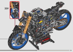 LEGO 42159 instructions page 233 – build guide