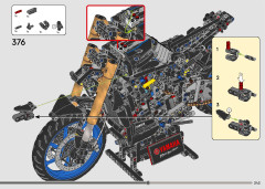 LEGO 42159 instructions page 243 – build guide