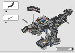 LEGO 42159 instructions page 81 – build guide