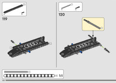 LEGO 42160 instructions page 100 – build guide
