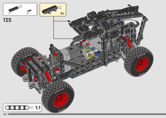 LEGO 42160 instructions page 104 – build guide