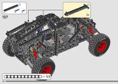 LEGO 42160 instructions page 106 – build guide