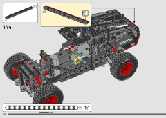LEGO 42160 instructions page 116 – build guide