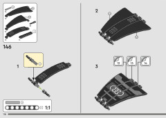 LEGO 42160 instructions page 118 – build guide