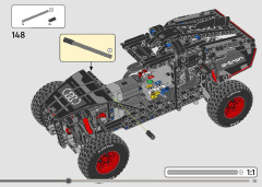LEGO 42160 instructions page 121 – build guide
