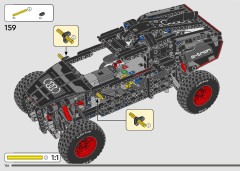 LEGO 42160 instructions page 126 – build guide