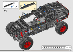 LEGO 42160 instructions page 127 – build guide
