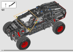 LEGO 42160 instructions page 128 – build guide