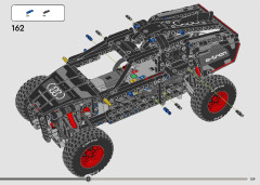 LEGO 42160 instructions page 129 – build guide