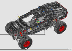 LEGO 42160 instructions page 131 – build guide