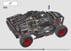LEGO 42160 instructions page 157 – build guide
