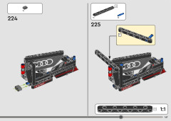 LEGO 42160 instructions page 167 – build guide
