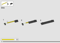 LEGO 42160 instructions page 184 – build guide