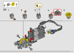 LEGO 42160 instructions page 21 – build guide