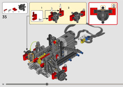 LEGO 42160 instructions page 38 – build guide