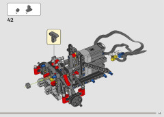 LEGO 42160 instructions page 45 – build guide