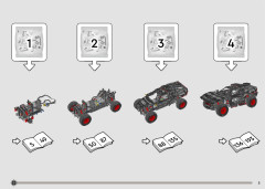 LEGO 42160 instructions page 5 – build guide