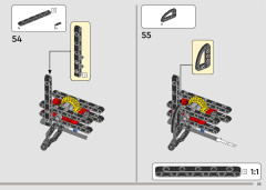 LEGO 42160 instructions page 55 – build guide