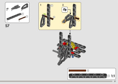 LEGO 42160 instructions page 57 – build guide