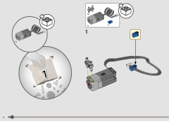 LEGO 42160 instructions page 6 – build guide