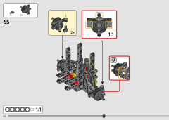 LEGO 42160 instructions page 62 – build guide