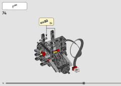 LEGO 42160 instructions page 70 – build guide