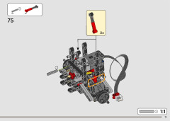 LEGO 42160 instructions page 71 – build guide