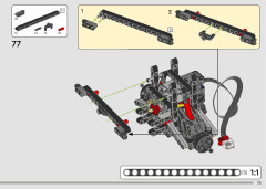 LEGO 42160 instructions page 73 – build guide