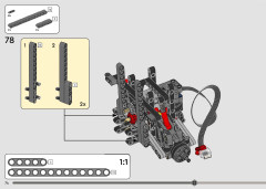 LEGO 42160 instructions page 74 – build guide