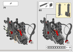 LEGO 42160 instructions page 75 – build guide