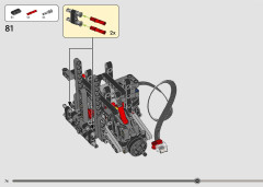 LEGO 42160 instructions page 76 – build guide