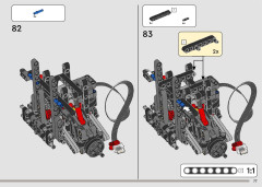 LEGO 42160 instructions page 77 – build guide