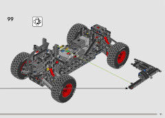 LEGO 42160 instructions page 91 – build guide