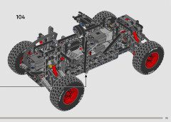 LEGO 42160 instructions page 93 – build guide