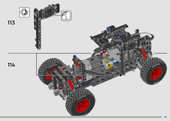 LEGO 42160 instructions page 97 – build guide