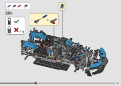 LEGO 42162 instructions page 101 – build guide