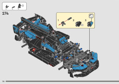 LEGO 42162 instructions page 136 – build guide