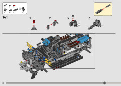 LEGO 42162 instructions page 72 – build guide