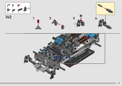 LEGO 42162 instructions page 73 – build guide
