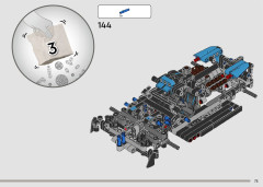 LEGO 42162 instructions page 75 – build guide