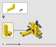LEGO 42163 instructions page 14 – build guide