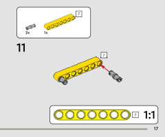 LEGO 42163 instructions page 17 – build guide
