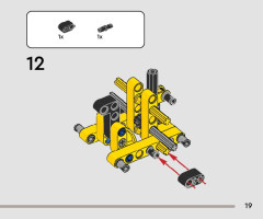 LEGO 42163 instructions page 19 – build guide