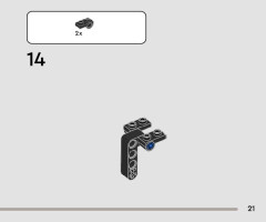 LEGO 42163 instructions page 21 – build guide