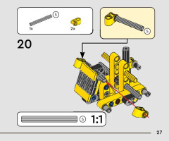 LEGO 42163 instructions page 27 – build guide