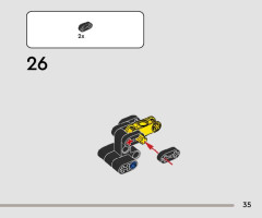 LEGO 42163 instructions page 35 – build guide