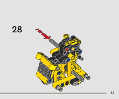 LEGO 42163 instructions page 37 – build guide